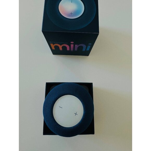 Apple Homepod Mini Blue Wi-Fi Bluetooth Siri Best Smart Speaker W/ Vibrant Sound - Picture 6 of 6